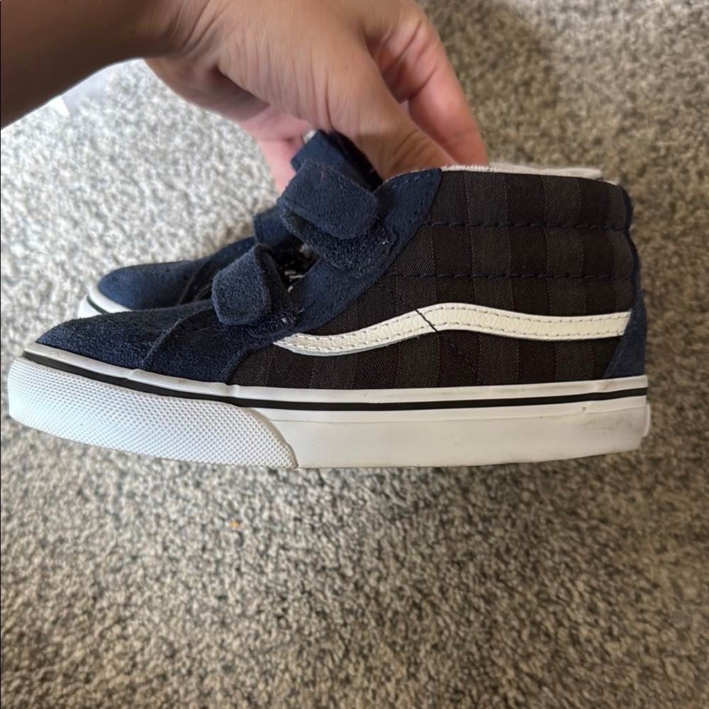 Vans Kids' Navy and Black Sneakers